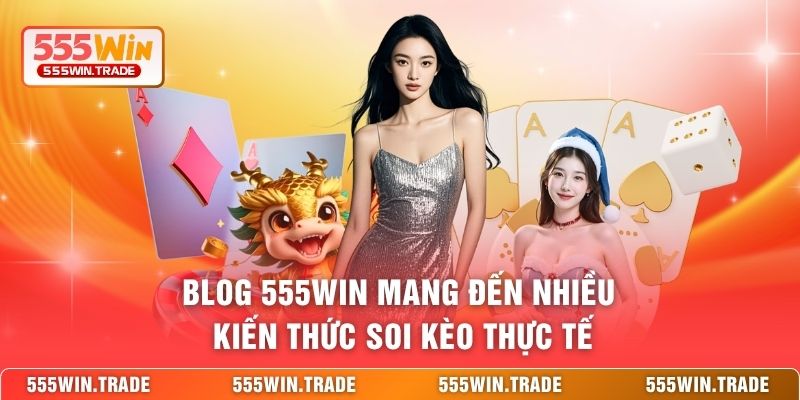 Blog 555WIN mang đến nhiều kiến thức soi kèo thực tế 